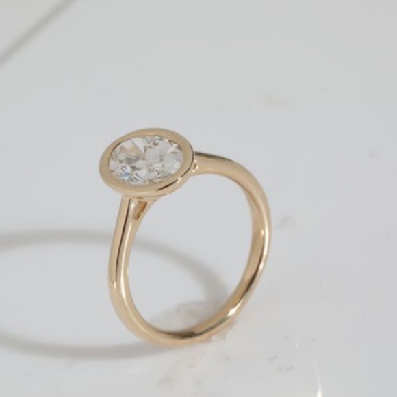 2 ctw Yellow Gold Lab-Grown Diamond Ring - Picture 3 of 3